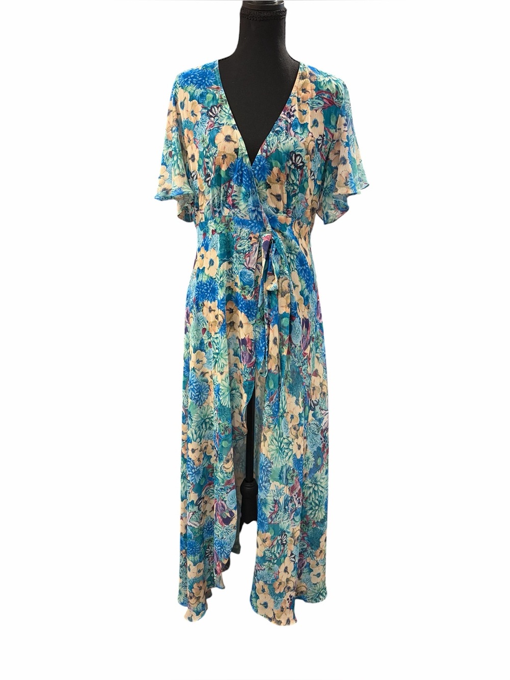 Les NeoBourgeoises French Luxury Resort Wear Wrap Dress
